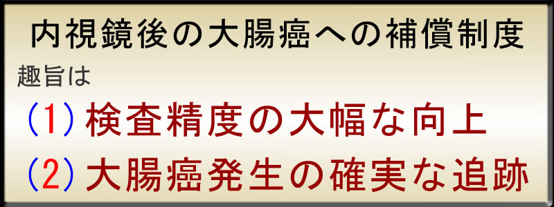 内視鏡後・大腸癌（PCCRC）がゼロの精度保証型・大腸内視鏡の２大特徴。（１）検査制度の向上、（２）ＰＣＣＲＣの確実な追跡・集計